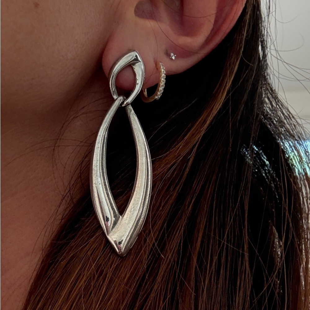 Vintage Silver Drop Earrings